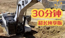 大型挖掘机视频,现场实拍，揭秘大型挖掘机工作瞬间